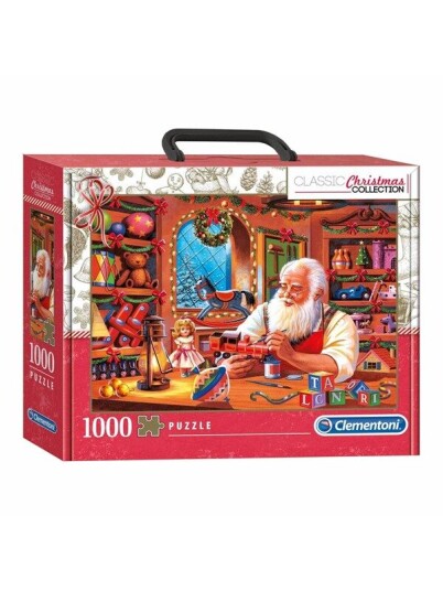 Clementoni 1000 pcs High Quality Collection Santa Workshop