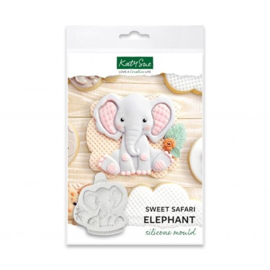 Katy Sue Silikonform  Sweet Safari Elefant 