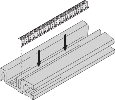 Schroff Horiz Rail H Vt 84Hp Emc Rack 24576084