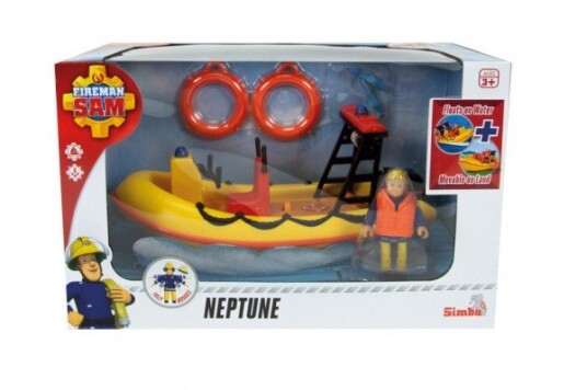 Firefighter Sam Vehicle Boat Neptune With Figure Ver.2