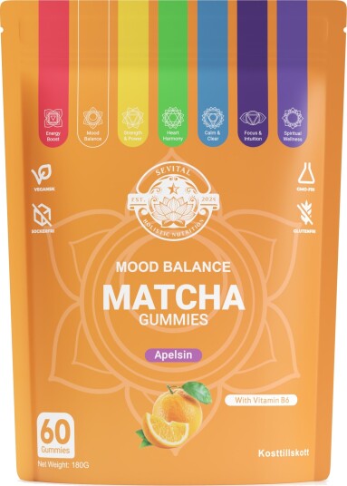 Sevital Matcha Gummies 60 stk Sevital Matcha Gummies 60 stk