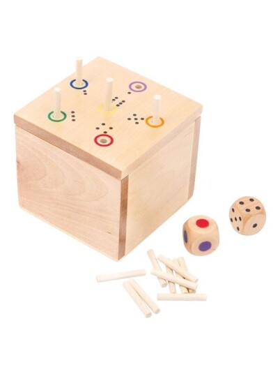 Small Foot Dice Game In a Box 6 Out