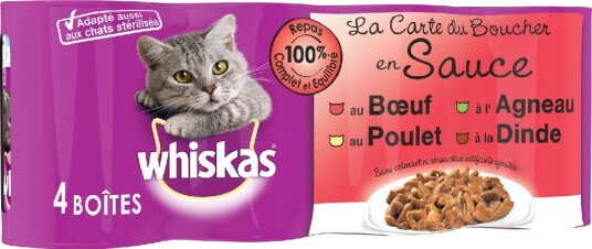 Whiskas Våtfôr La Carte 24 X Fra Slakteren I Saus 390 400 G 24 X 400 G Whiskas Våtfôr La Carte 24 X Fra Slakteren I Saus 390 400 G 24 X 400 G