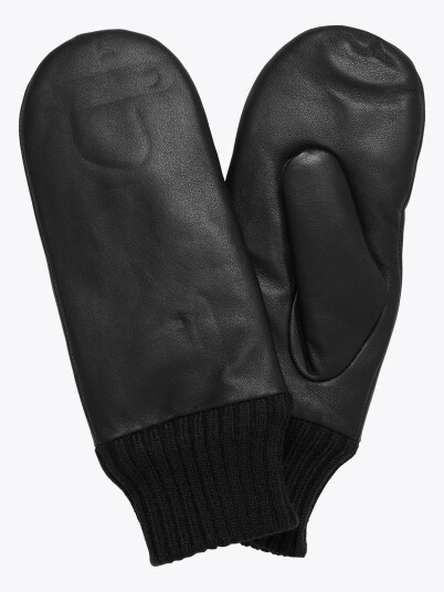 Ichi Nilla Leather Mitt Sort XS/S