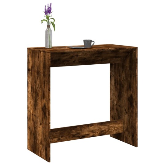 Barbord røkt eik 102x50x103,5 cm konstruert tre 8721158387196