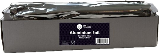 Grill Fanatics Aluminium foil 45cm x 150m Thick 1 Rull med tykk aluminium folie