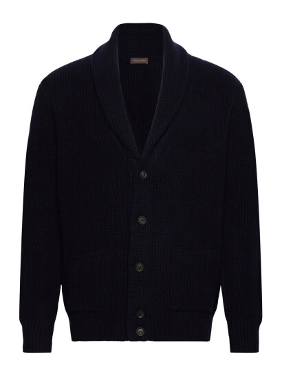 Oscar Jacobson Roland Cardigan   Navy   M