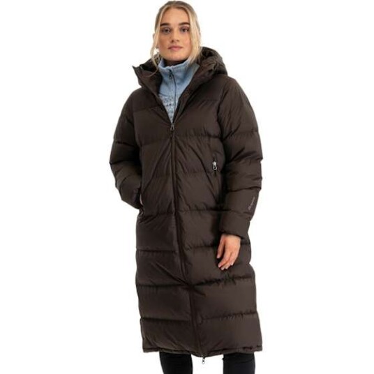 Bergans Urban Down Long Coat Dame Dark Chocolate L Bergans Urban Down Long Coat Dame Dark Chocolate L
