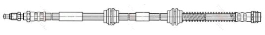 Bremseslange TRW PHD558