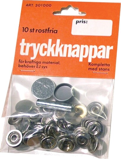 Trykknapper 10 stk Trykknapper 10 stk
