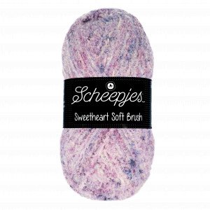 Scheepjes Sweetheart Soft Brush Garn Print 533 Lilla Scheepjes Sweetheart Soft Brush Garn Print 533 Lilla