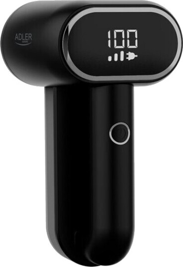 Adler Knottfjerner med LCD-skjerm - Svart
