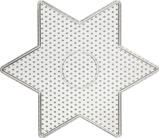 Perleplate Creativ Company Stjerne Str 15x15 cm 10 Stk/1 Pk Perleplate Creativ Company Stjerne Str 15x15 cm 10 Stk/1 Pk