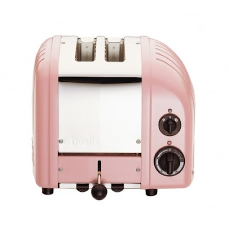 Dualit Classic 2 skivers Brødrister Rosa i Rustfritt Stål