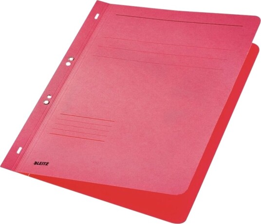 Leitz Flat Stangfil For A4 210 X 297 Mm Kapasitet: 170 Ark Rød