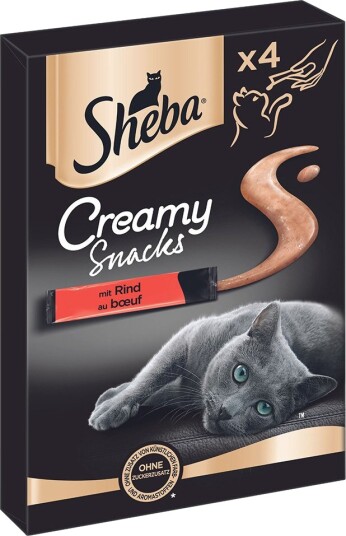 Sheba Creamy Snacks Storfe 20 X 12 G