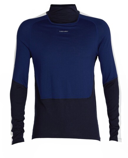 Icebreaker W 200 Sone Ls High Neck Midnight Navy/royal/snow Midnight Navy/Royal/Snow female M