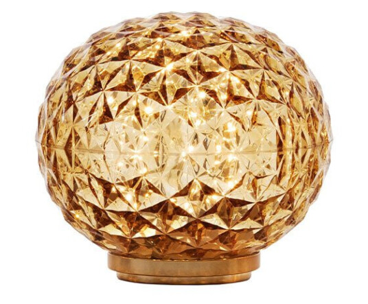 Kartell Mini Planet Bordlampe Gul Kartell Mini Planet Bordlampe Gul