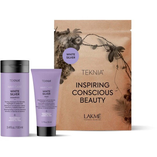 Lakme TEKNIA White Silver Travel