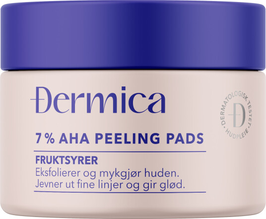 Dermica AHA 7 % peelingpads 25 stk