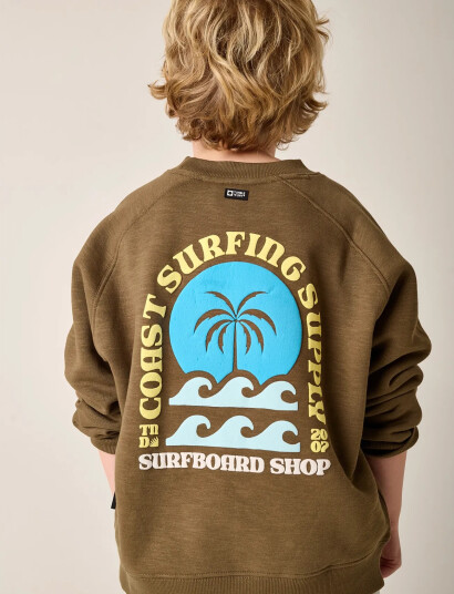 TUMBLE "N DRY High Tide Sweatshirt Brown 92 TUMBLE "N DRY High Tide Sweatshirt Brown 92