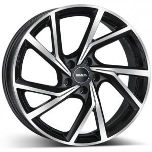MAK Kassel Black Polished 8x18 5x112 ET39 B66.5