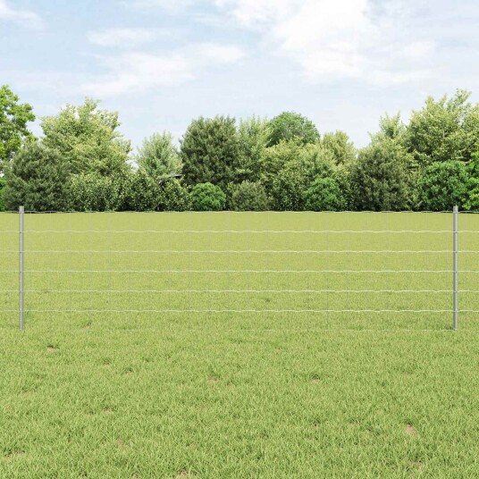 Gjerde med innlegg. sølv 0.6 x 10 m Stål Gjerde med innlegg. sølv 0.6 x 10 m Stål