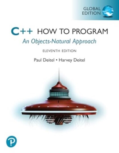 C++ How to Program Global Edition