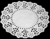 Kagepapir Ø14 Cm Rund Udstanset Hvid,500 Stk/Pk