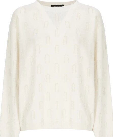 Fabiana Filippi Dame Strikkevarer Hvit 2XS,