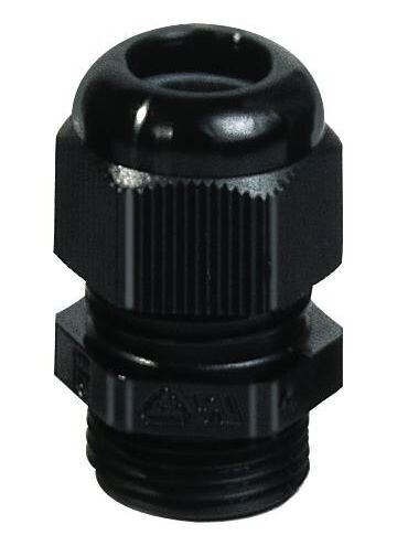 Rutab 1476125 Gjennomføring svart, med tetningsring M32 x 15–21 mm