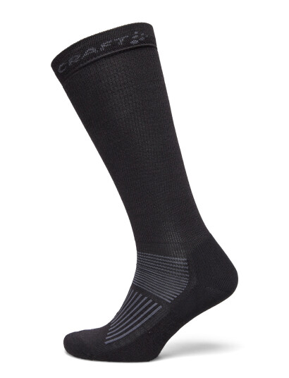 Craft Wool Compression Sock - Black - 46-48