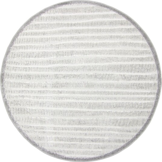 Runde tepper Indoor/Outdoor Kendall cream/grå Størrelse: Ø 160 cm