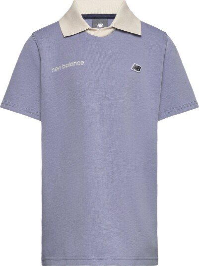 New Balance Nb Premium Badge Polo   Purple   134