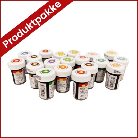 Wilton Pastafarger Megapakke | Slikkepott.No