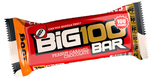 Proteinfabrikken PF Big 100 Bar, proteinbar 100g Caramel