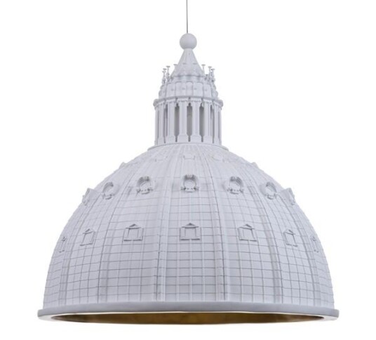 Seletti Cupolone Quarantacinque Taklampe Hvit Seletti Cupolone Quarantacinque Taklampe Hvit
