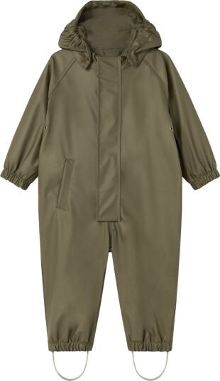 MarMar Regndress m. Fleece PU Orion Crocodile MarMar 5 år (110) Regndress Armygrønn