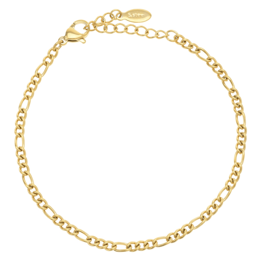 Timi Of Sweden Hugo Chain Bracelet Stainless Steel Gold Timi Of Sweden Hugo Chain Bracelet Stainless Steel Gold