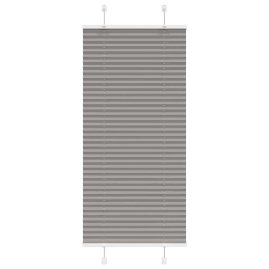 plisségardin antrasitt 65x150 cm Stoff Bredde 64,4 Polyester