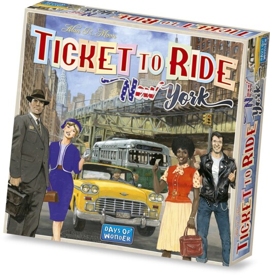 Ticket to Ride New York Brettspill - Utvidelseskart for 2-4 Spillere Ticket to Ride New York Brettspill - Utvidelseskart for 2-4 Spillere