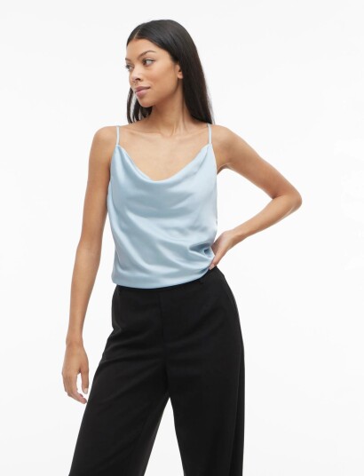 Vila Vithalia Singlet Waterfall Top/Dc Blue 40