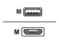 EKAHAU USB-kabel - USB til Micro-USB type B - 1.3 m
