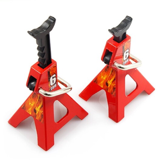 Yeah Racing Height Adjustable Jack 2pcs Red Yeah Racing Height Adjustable Jack 2pcs Red