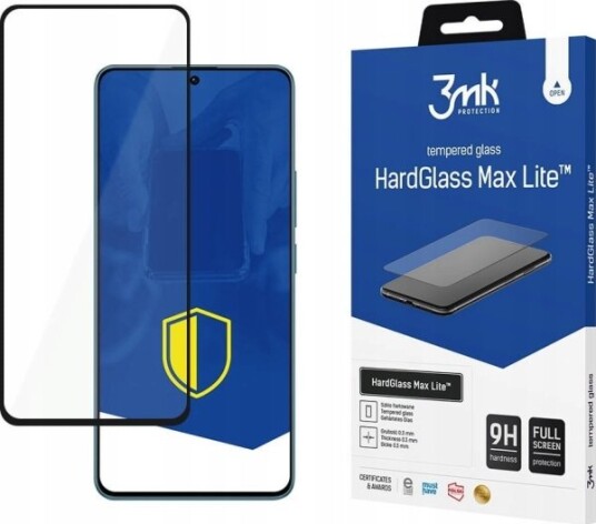 Kaitseklaas 3Mk Redmi Note 13 4G Hardglass Max Lite, Must