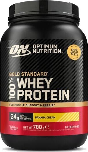 Optimum Nutrition 100% Whey Gold Standard Vassleprotein Smak Banana Optimum Nutrition 100% Whey Gold Standard Vassleprotein Smak Banana