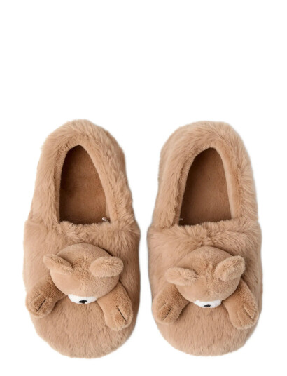 Lindex Slippers Teddybear - Beige - 29/30