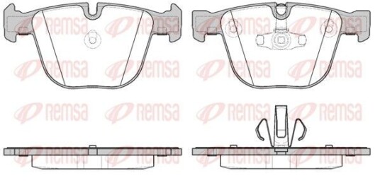Bremseklosser REMSA 0892.20