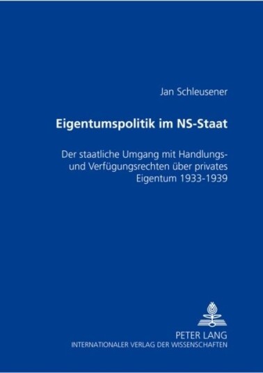 Eigentumspolitik Im Ns Staat