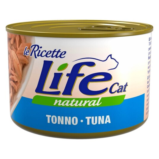Life Cat Natural Life Cat 'Le Ricette' 4 x 150 g våt for katt - Tunfisk Life Cat Natural Life Cat 'Le Ricette' 4 x 150 g våt for katt - Tunfisk